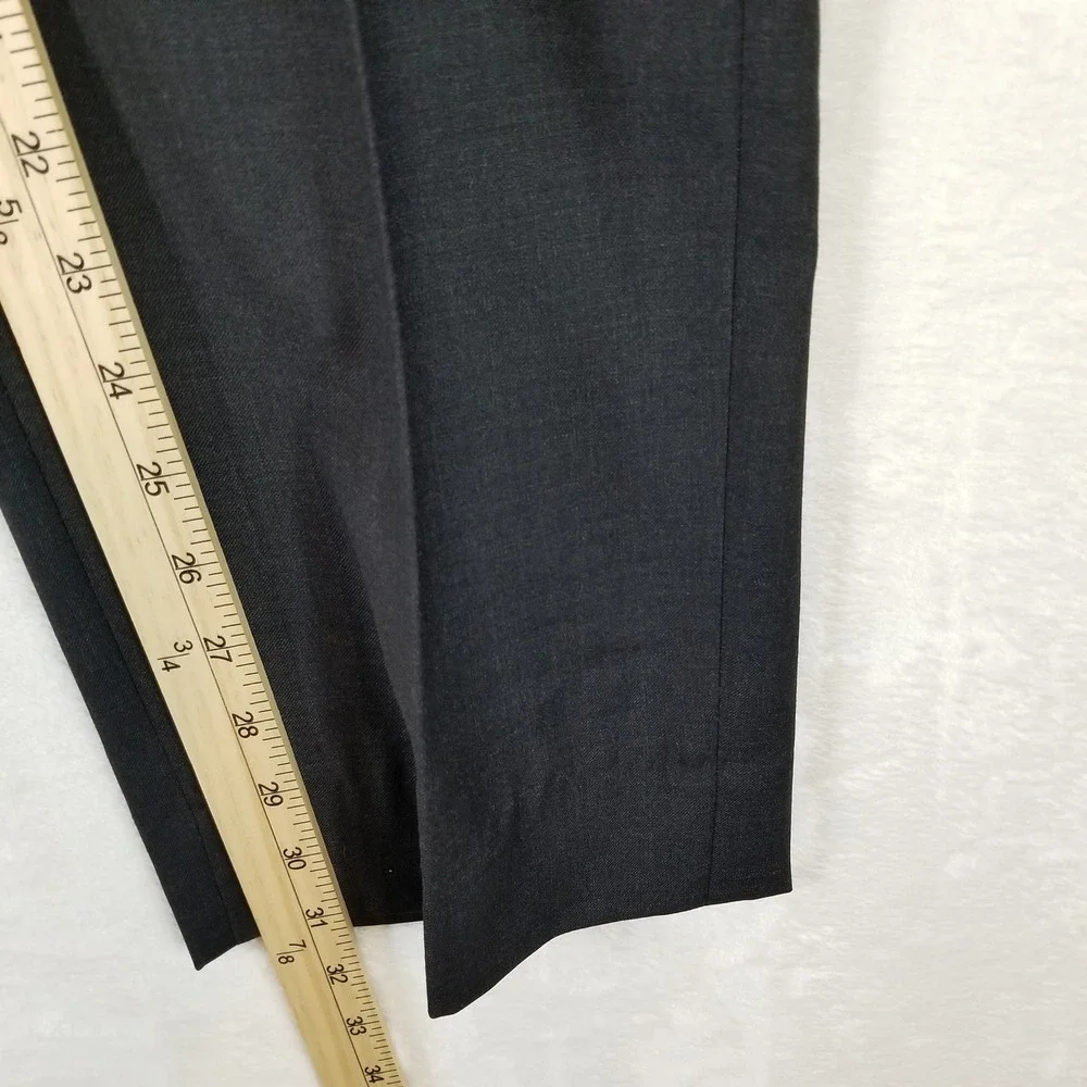 Byron British Style Suit Mens 44R Charcoal Gray 100% Wool Balmoral 2-Piece Set
